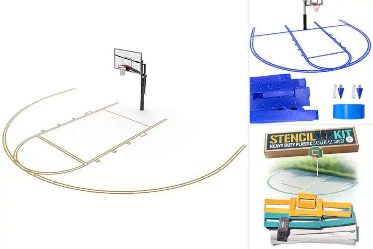 Detailed view of Best Basketball Court Marking Kits