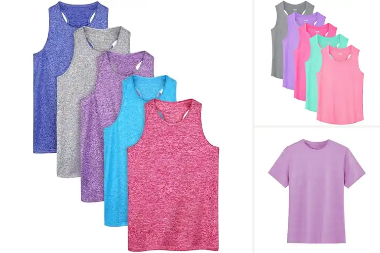 Detailed view of Best Big Girls Athletic Tops: Stay Cool, Dry, & Stylish