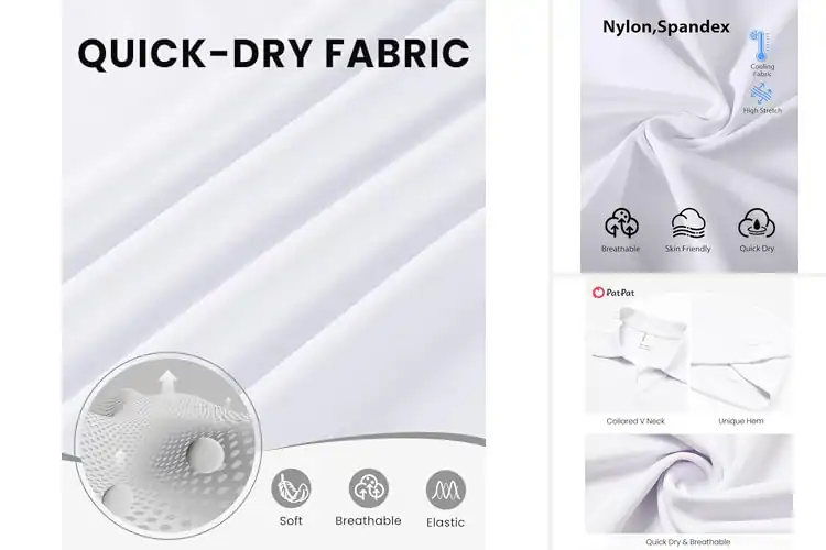 Detailed view of Best Big Kids Sleeveless Polos
