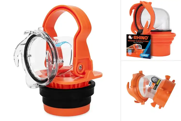 Detailed view of Best Camper Sewer Hose Adapters