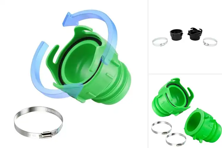 Detailed view of Best Camper Sewer Hose Twist Pack