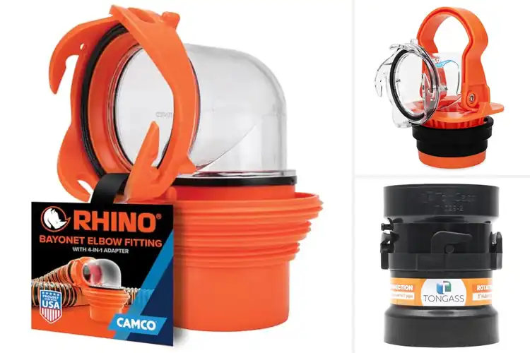 Detailed view of Best Camper Waste Hose Adapters