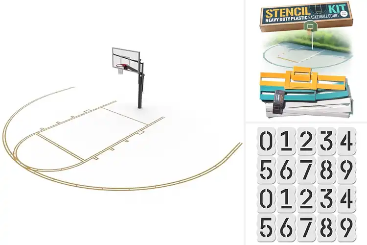 Detailed view of Best Concrete Stencil Kits