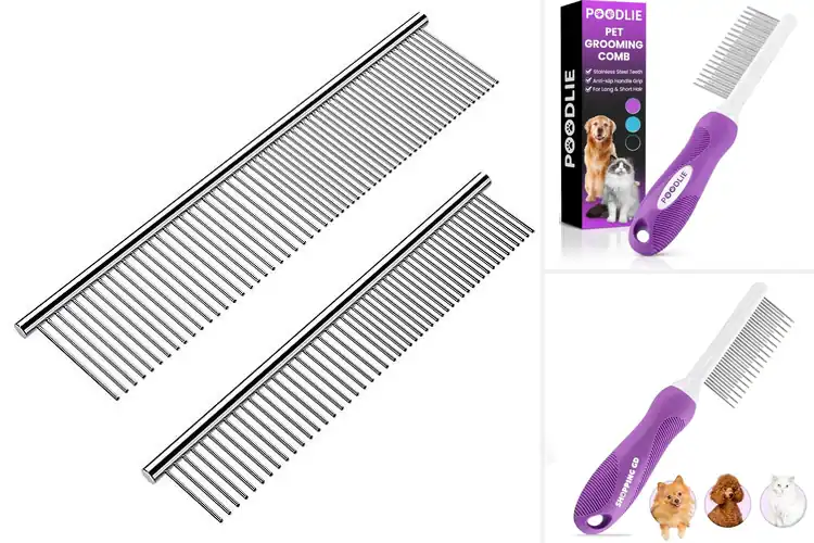 Detailed view of Best Dog Detangling Combs
