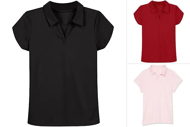 Detailed view of Best Girls Athletic Polos