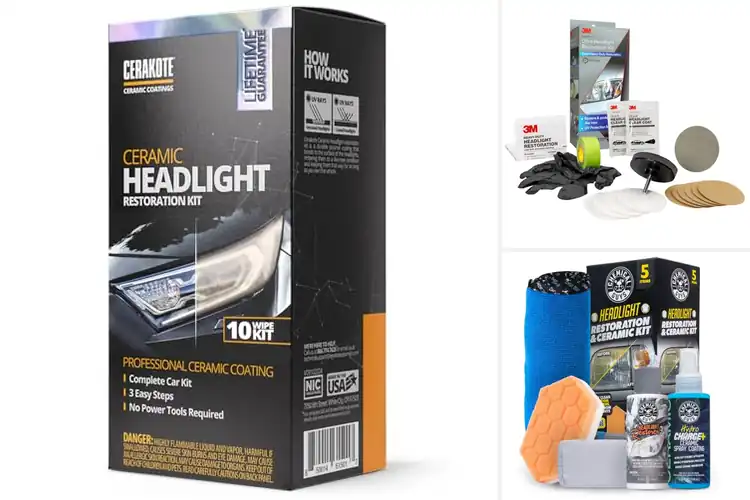 Detailed view of Best Headlight Restoration Kits