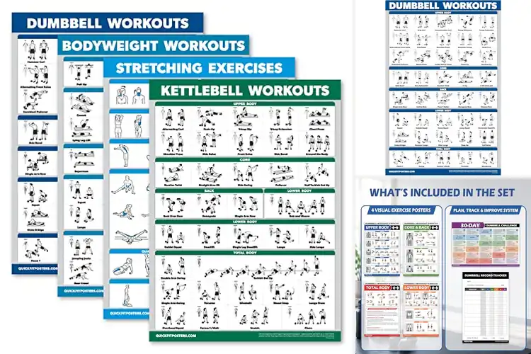 Detailed view of Best Home Gym Workout Posters for Effortless Training