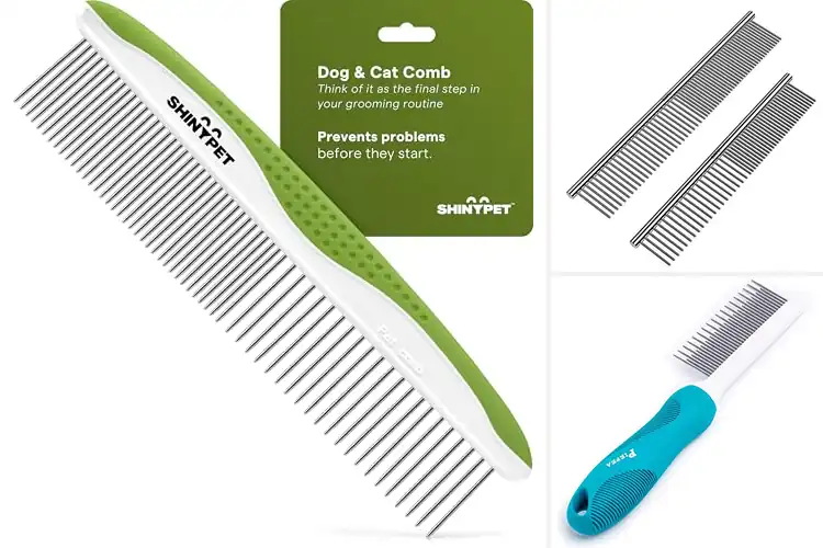 Detailed view of Best Non-Slip Pet Combs