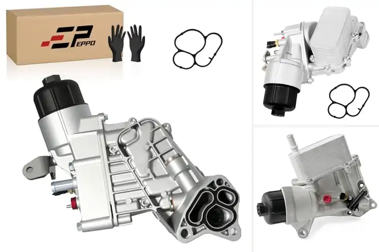Detailed view of Best Oil Cooler Housings For 3.0L V6