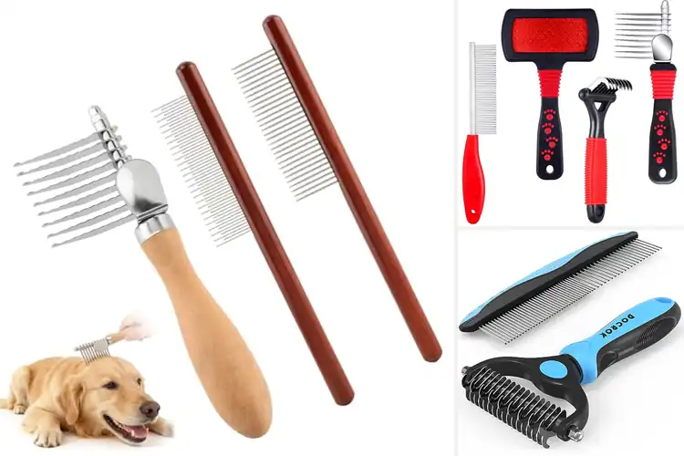 Detailed view of Best Pet Dematting Comb Sets