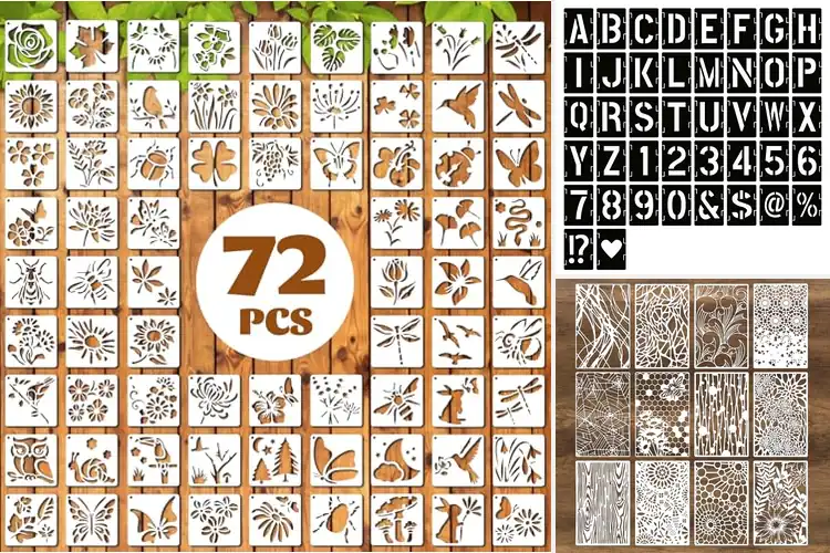Detailed view of Best Reusable Stencil Kits
