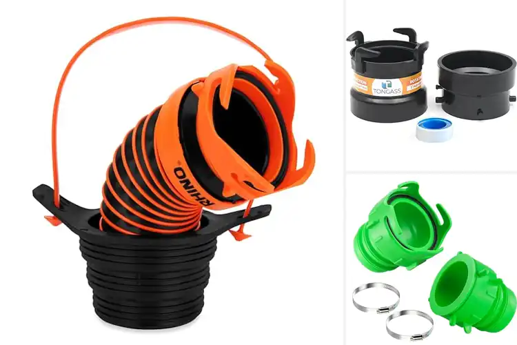 Detailed view of Best RV Septic Connectors
