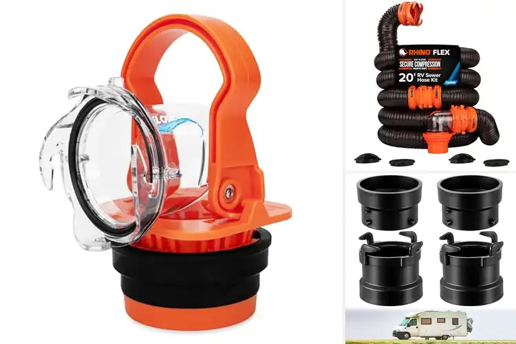 Detailed view of Best RV Sewer Hose Adapter Kits