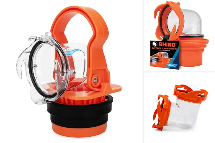 Detailed view of Best RV Sewer Hose Adapters