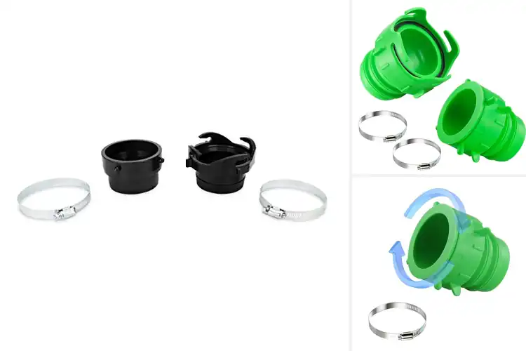 Detailed view of Best RV Sewer Hose Twist Connect Kits