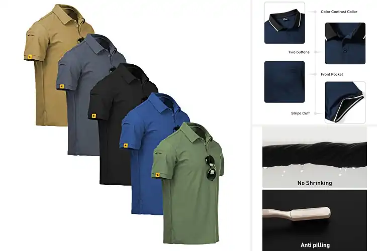 Detailed view of Best Sports Polos