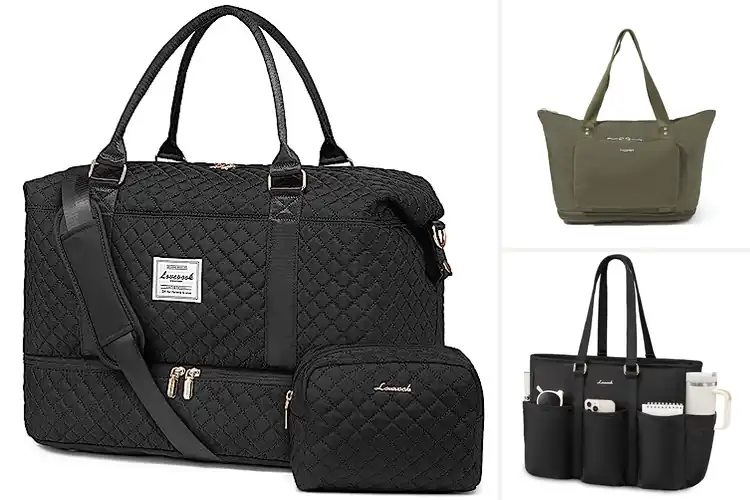 Detailed view of Best Travel Tote Bags With Luggage Sleeves
